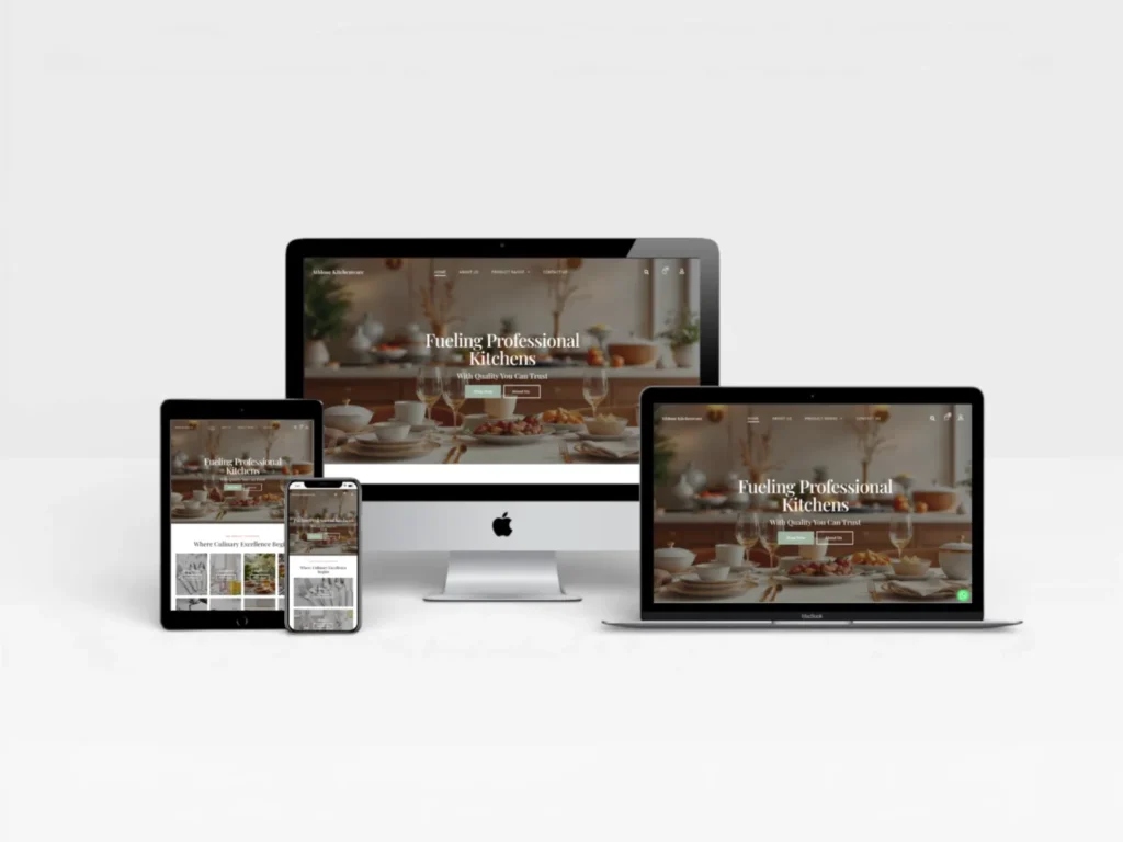 Athlone Kitchenware hospitality equipment online store built by Rizco